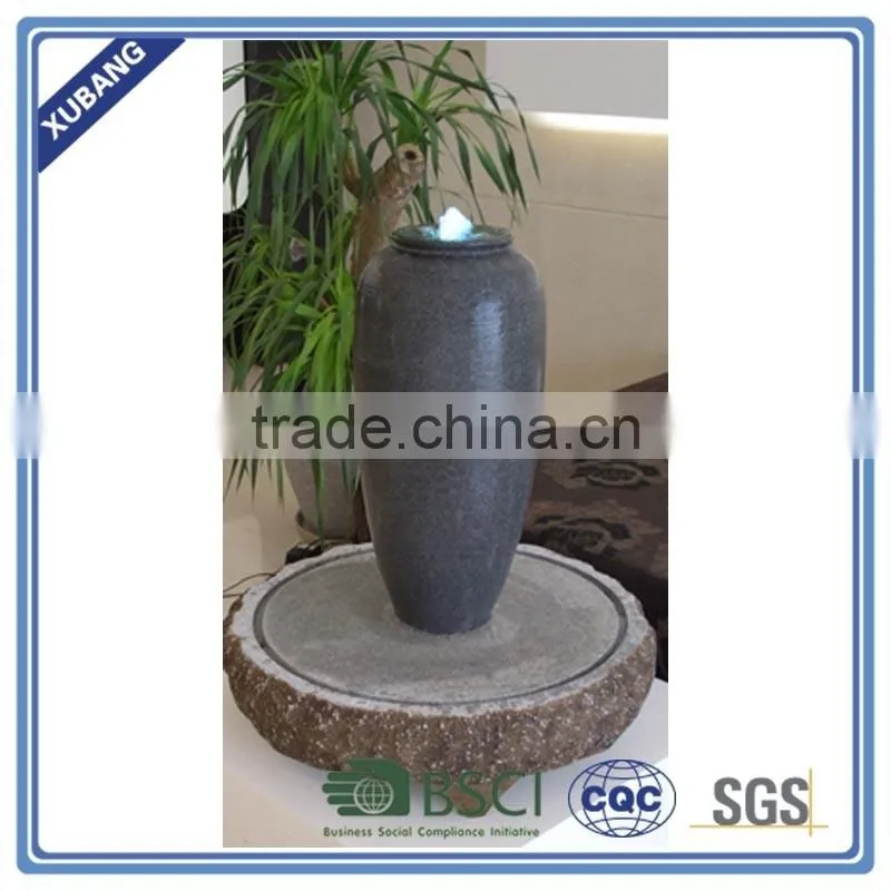 balcony water fountain for outdoor decoration large jar water fountain