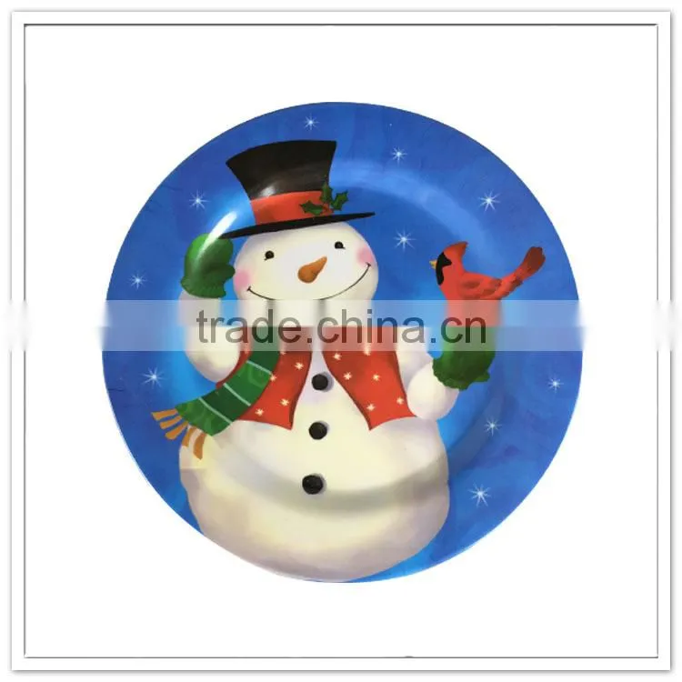 Booth No.6.0H24 X'mas seasons serving dishes, Christmas melamine plates canton fair 2015