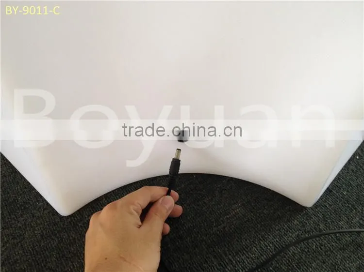 2014 Hot sale LED corner bar table, LED bar counter, led glowing table