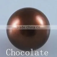 Chocolate color AAA 9-10mm round tahitian loose pearls