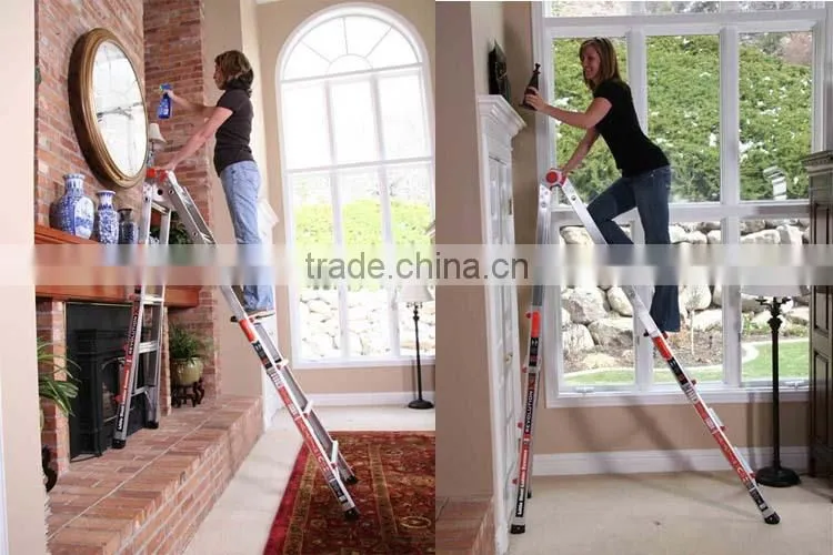 2015 hot sell Aluminum folding extension ladder