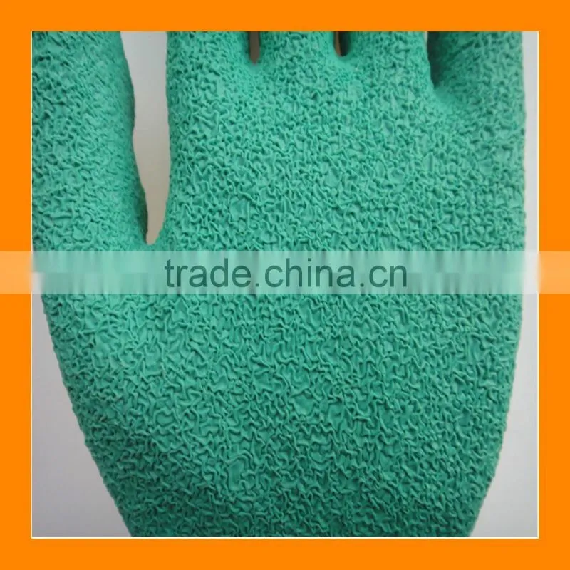 Durable Double Dipped Fintertips Garden Digging Gloves Supertip Gardening Gloves