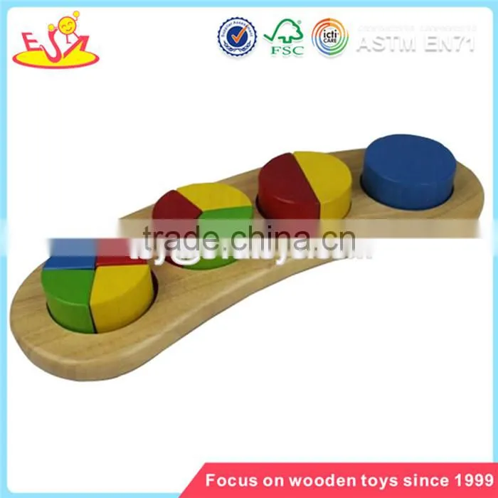 Wholesale educational wooden geometric blocks toy beautiful wooden geometric blocks toy W13E016