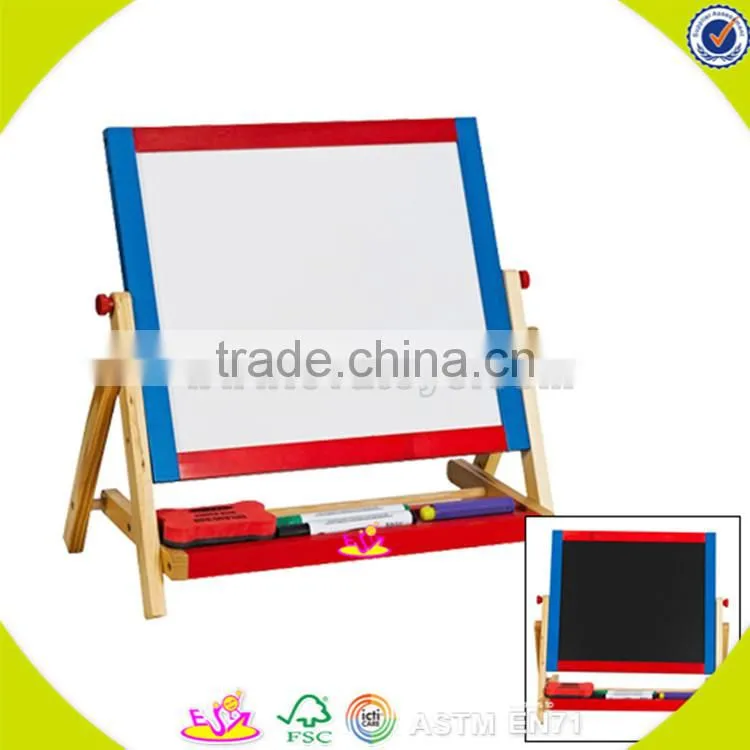 Wholesale best wooden painting board stand hot baby wooden painting board stand teaching aid painting board stand W12B021