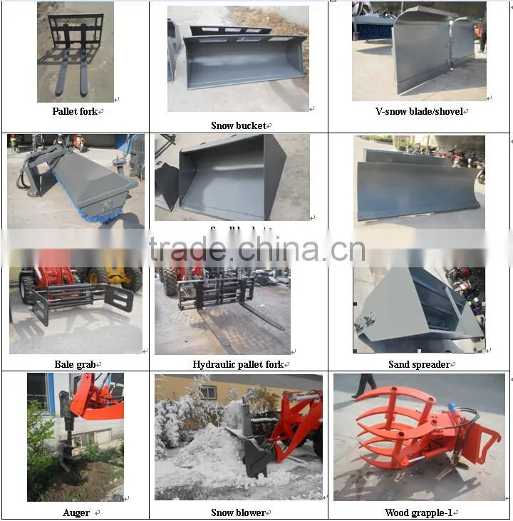 2t front end loader ZL20 wheel loader
