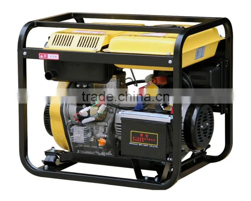 open- frame type 2-6KW electric single phase diesel generator