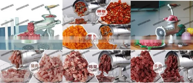 32# manual and electric stainless steel meat mincer