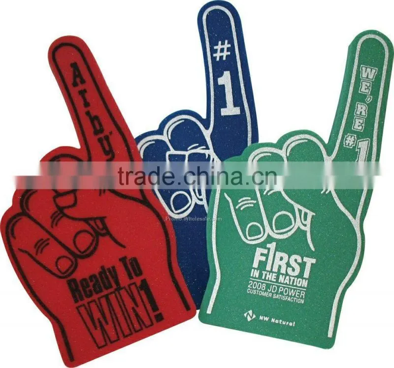 best promotional wave foam hand