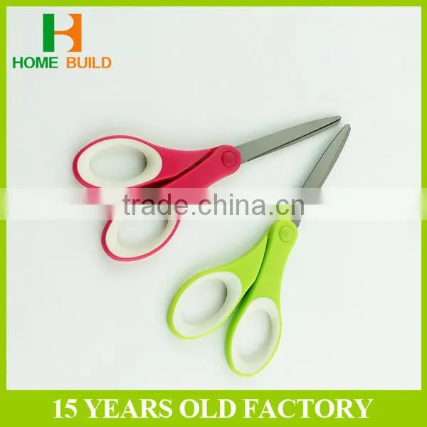 Factory price HB-S7100 Soft Handle Paper cutting Scissors