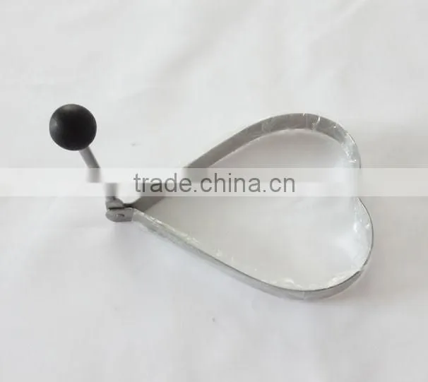 FDA&LFGB Food grade stainless steel fried egg molds egg ring egg slicer