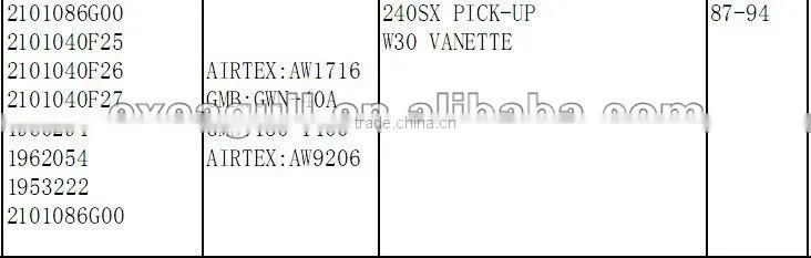 high quality 2101086G00 auto water pump