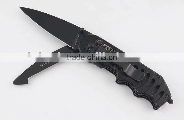 New design Multi functional stainless steel folding pocket strider knife C0699B