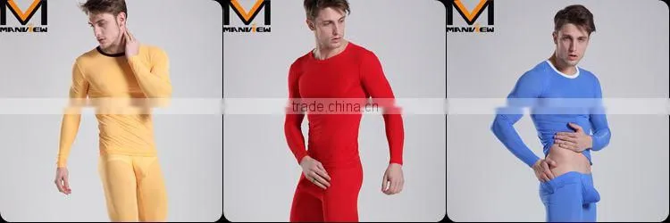 2014 Hot Sale Sexy Thin Men's Bodysuit Underwear Long Sleeve Breathable Body Shaper SM03-12