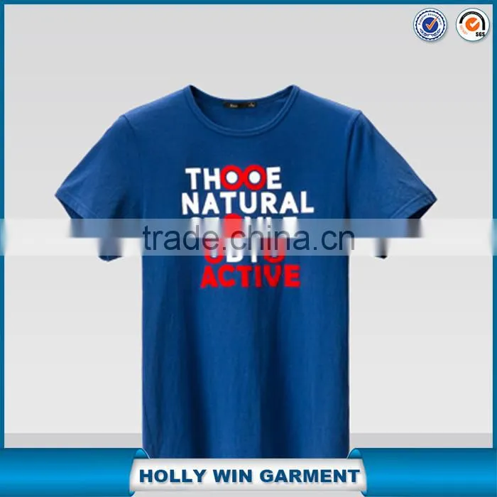 Shirt factory short sleeve plain tshirt with fashion style