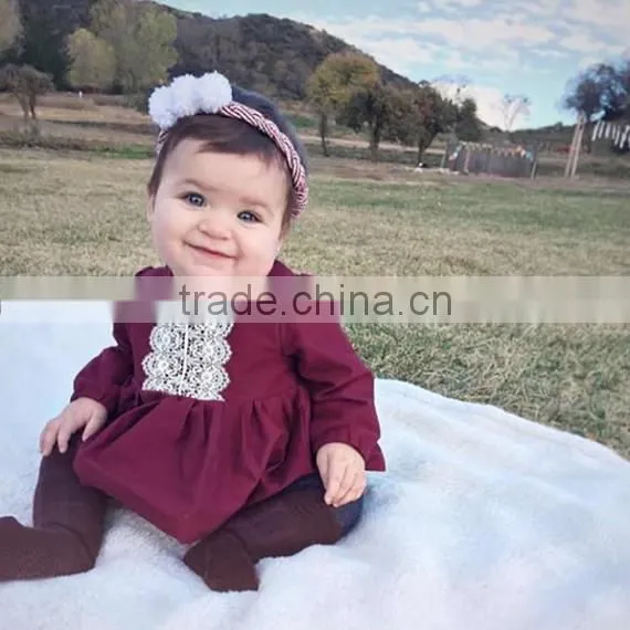 Full Sleeve Tunic Dress Vintage Style Baby Blouse New Design Of Winter Dress