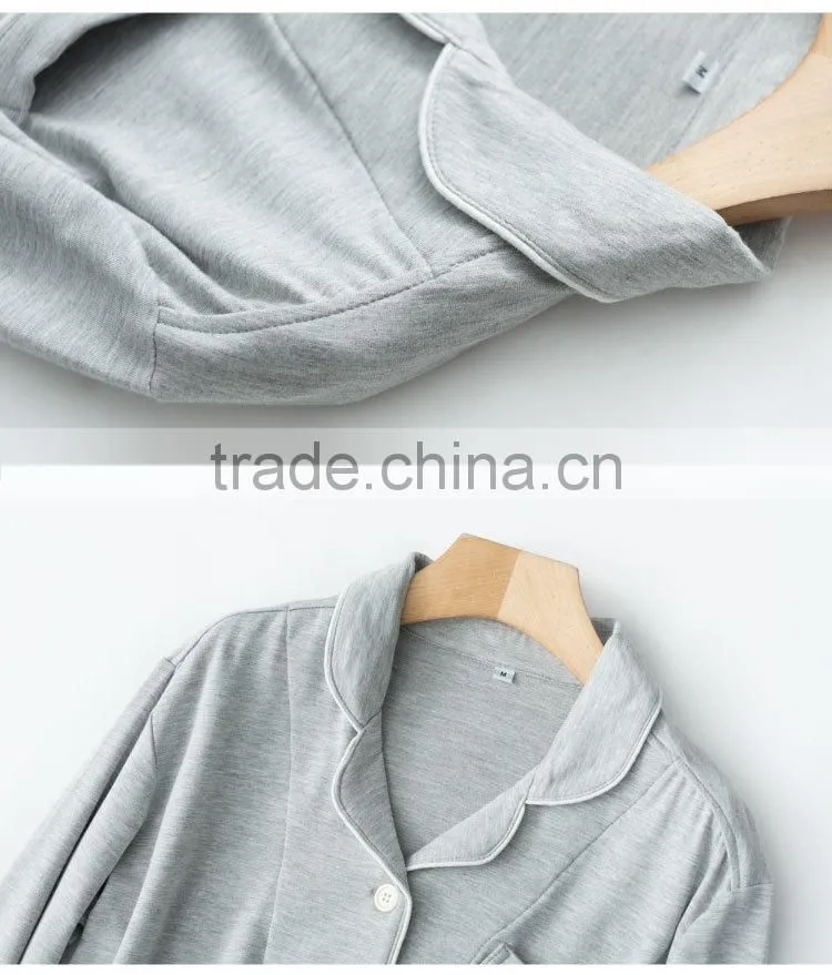 custom made hot casual men high quality modal sleepwear pajamas