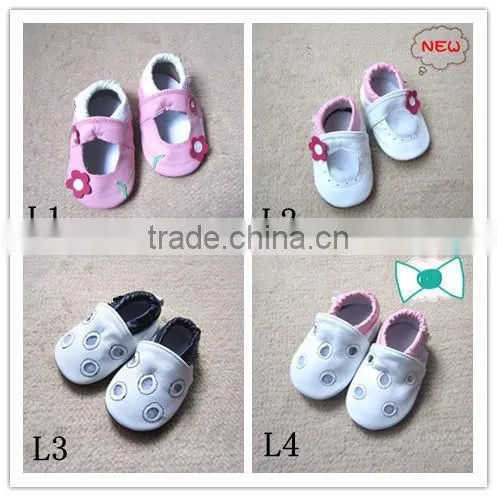 star design genuine leather soft sole baby shoes sandals for kids