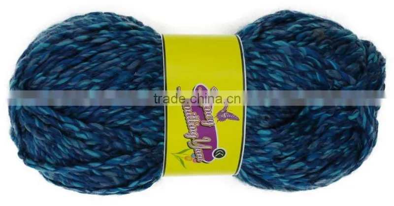 Charmkey wholesale hand knitting texture yarn 100 acrylic yarn
