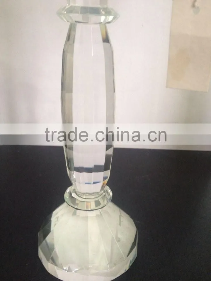 HOT SALE!!! Crystal Glass Candle Holder Crystal Glass Candelabra Wholesale Candle Holders