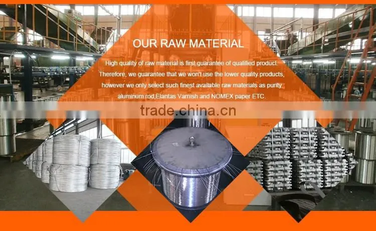 width 2-16mm enameled aluminum flat wire made for brazilian market