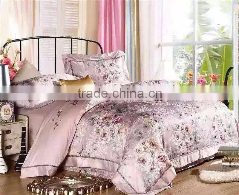 China cheap 100%cotton printed bedding set