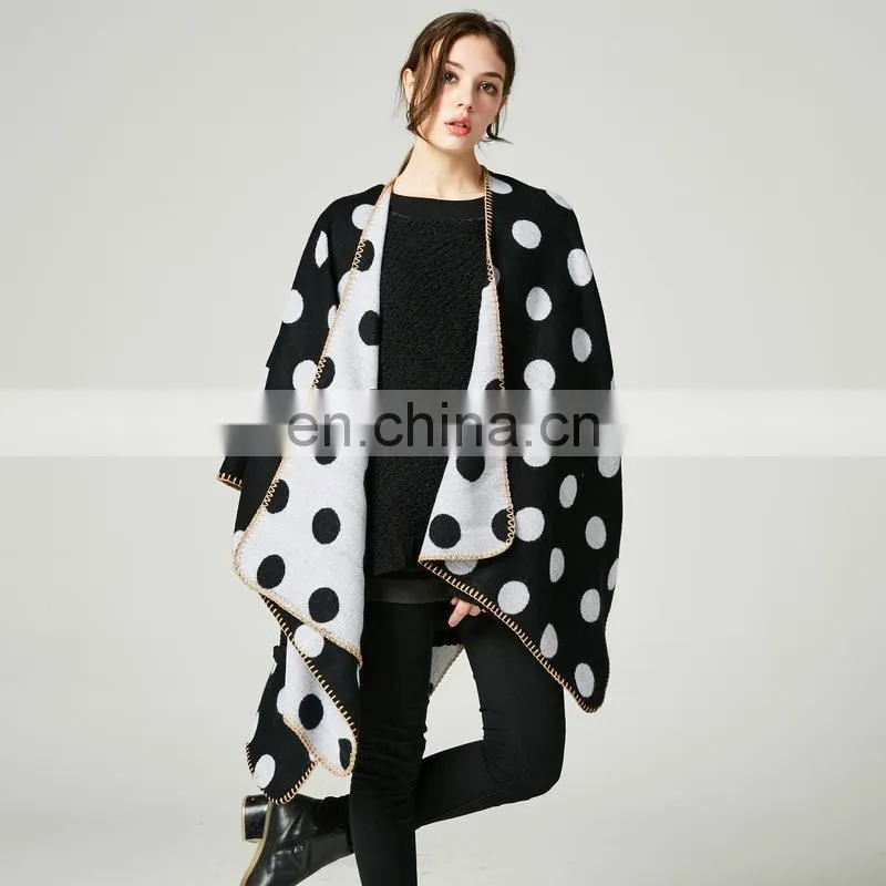 New Lengthened Thickening Winter And Winter Travel Cape Cloak