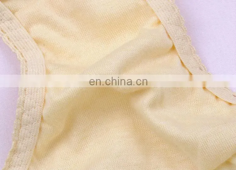 China Wholesale Embroidered High Cut Girl Undewear