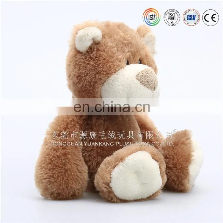 OEM/ Custom design super soft Velboa material stuffed white polar bear with scarf