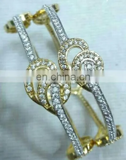 cz jewelry bangles manufacturer, cz bangle bracelets export, custom design