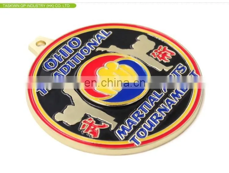custom sport metal medals embossed medal for martial arts