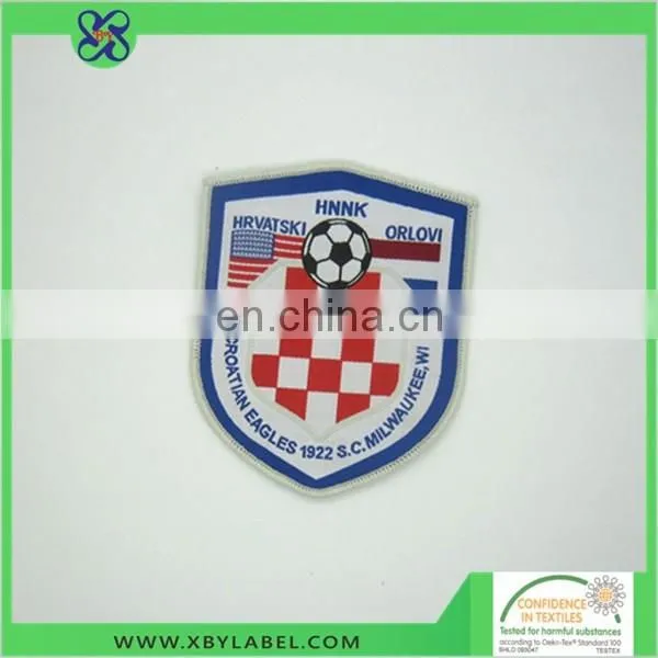 Custom Triangle Shape Cheap Woven patch