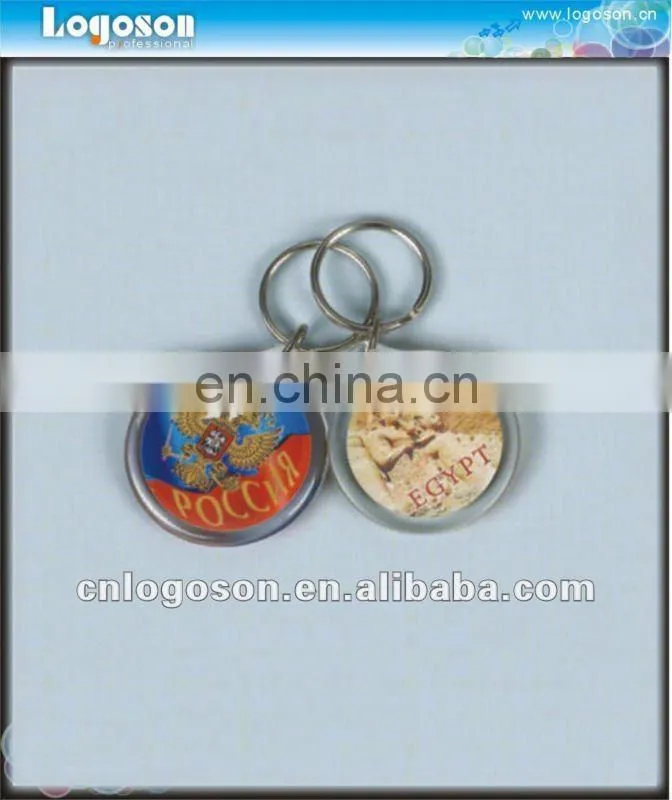 cheap insert clear plastic photo keychains