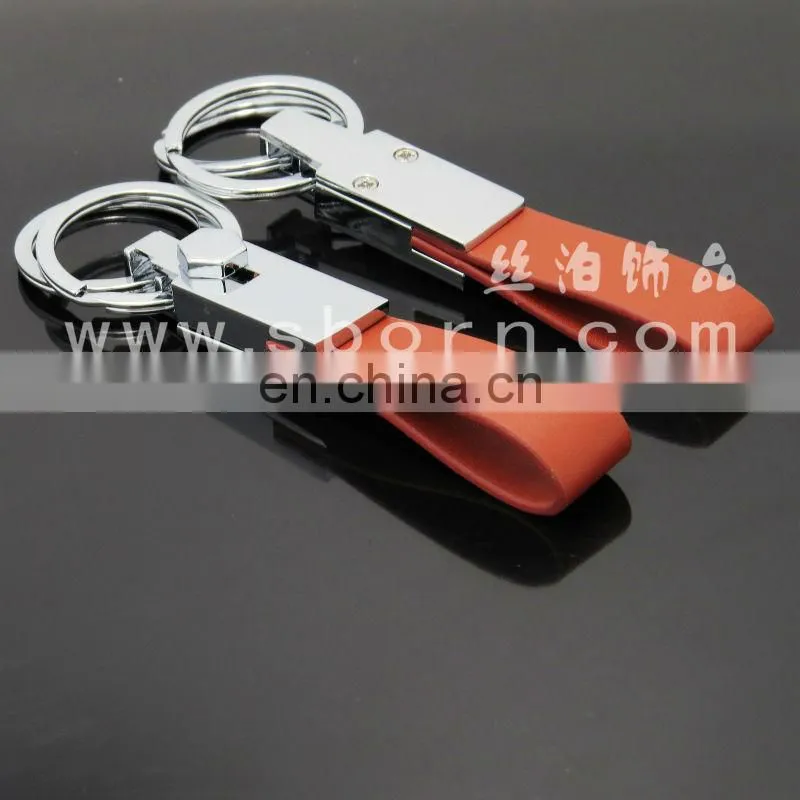 leather card holder key chain leather key ring holder