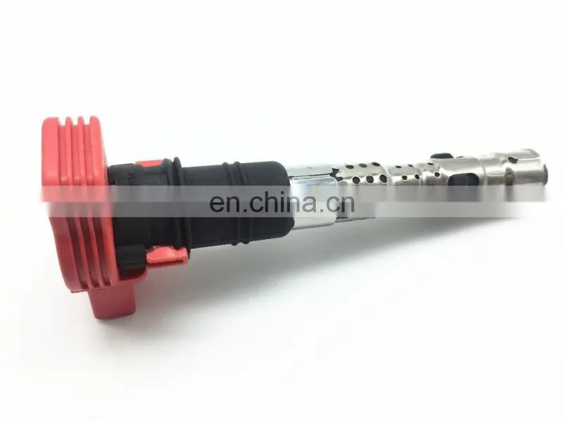 Red Ignition Coil Spark Plug for VW AUDI S4 S6 A6 A8 OEM# 077-905-115 077905115