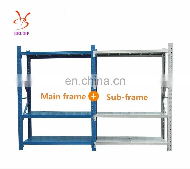 Adjustable Industrial Warehouse Storage Steel Rack Shelves