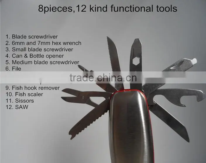 Multi emergency led torch flashlight with tools