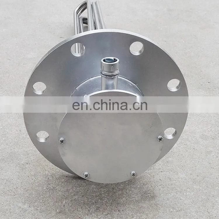 High quality steamer oven flange tubular heater high temperature flexible hose pipe lshaped mold singlehead heating tube