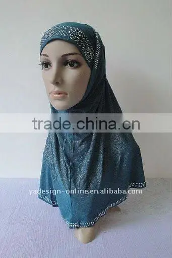 A255 fashion beaded high quality muslim Hijab