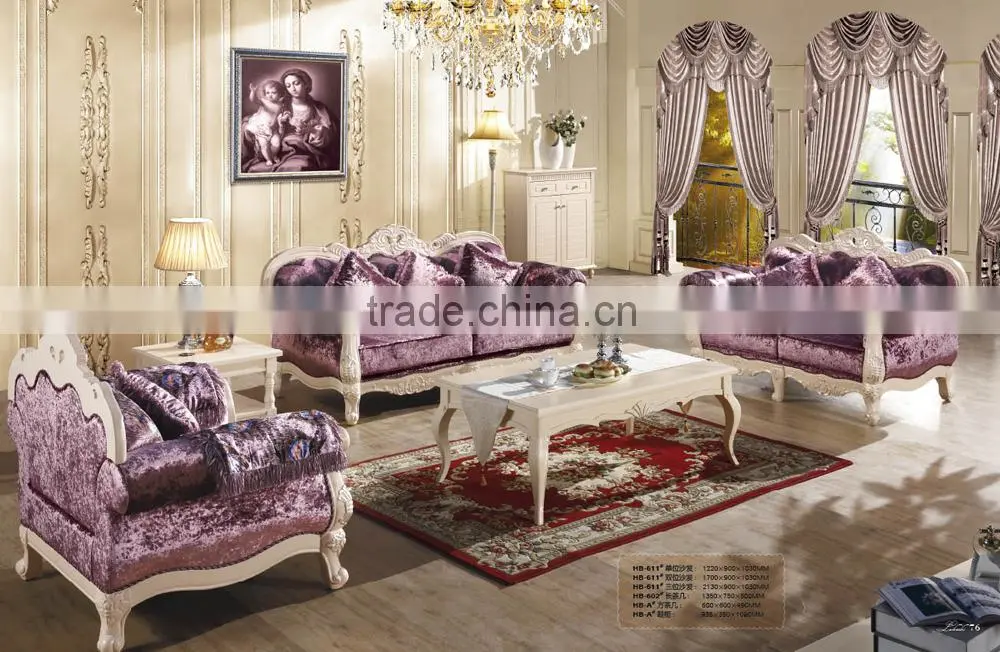 living furniture set Floral pattern fabric sofa Fabric upholstery sofa floral sofa set