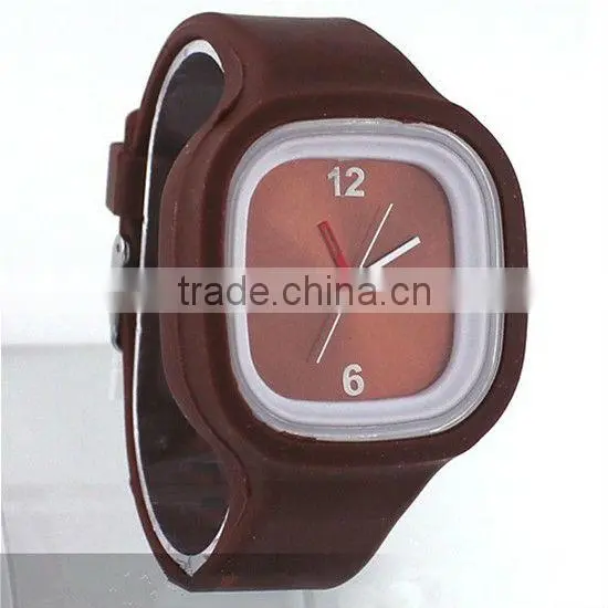 fashion silicone jelly candy wrist watch wrist jelly watch wholesale watch gears