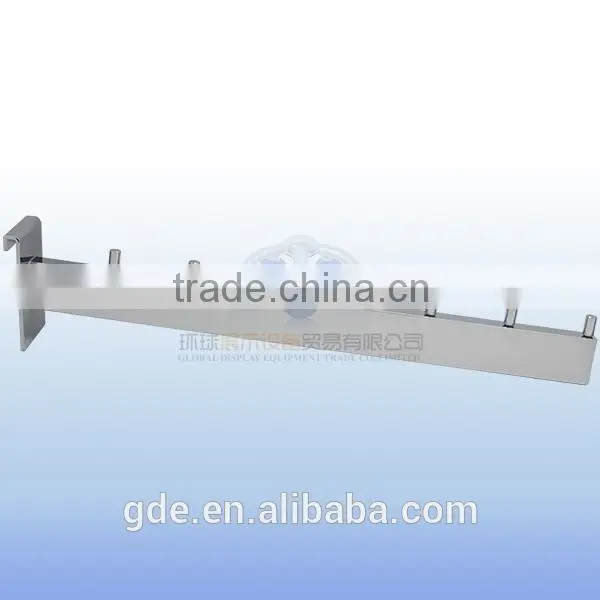 Metal chrome gridwall grid panel display hook