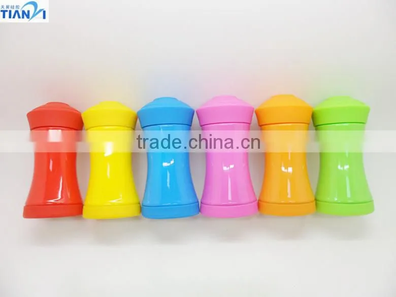 2014 newest design ceramic spice jar with silicone lid salt&paper spice shaker bottle