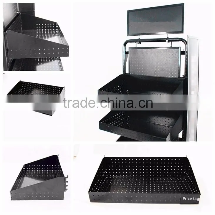 Shop gondola retail steel shelving for display