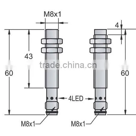 Maxwell M8 capacitive proximity sensor