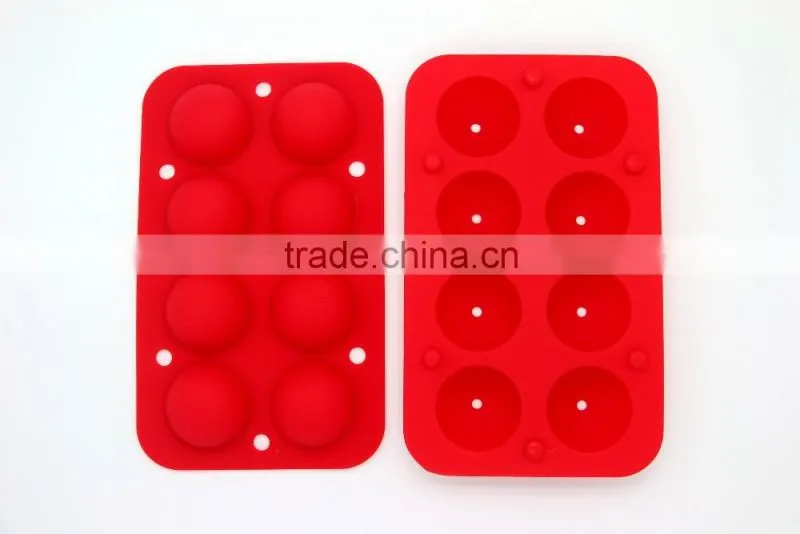 Rubber Silicone Chocolate Ball Mould , Ball Shaped Maker Mould