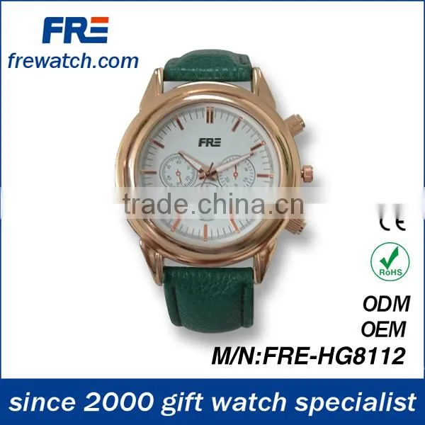 2014 hot sell fashion watch,leather band watch,cheap watch wholesale