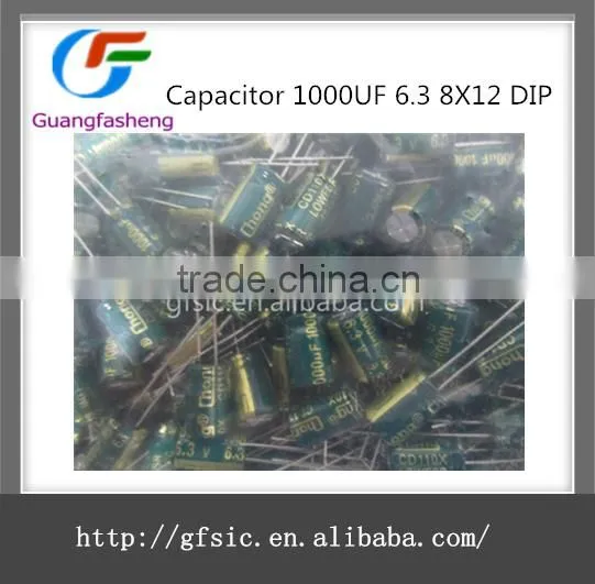 Capacitor 1000UF 6.3 8X12 DIP