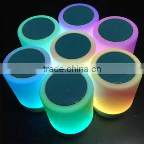 Home application HiFi speaker OE-1603 Colorful Bluetooth Speaker With LED Light