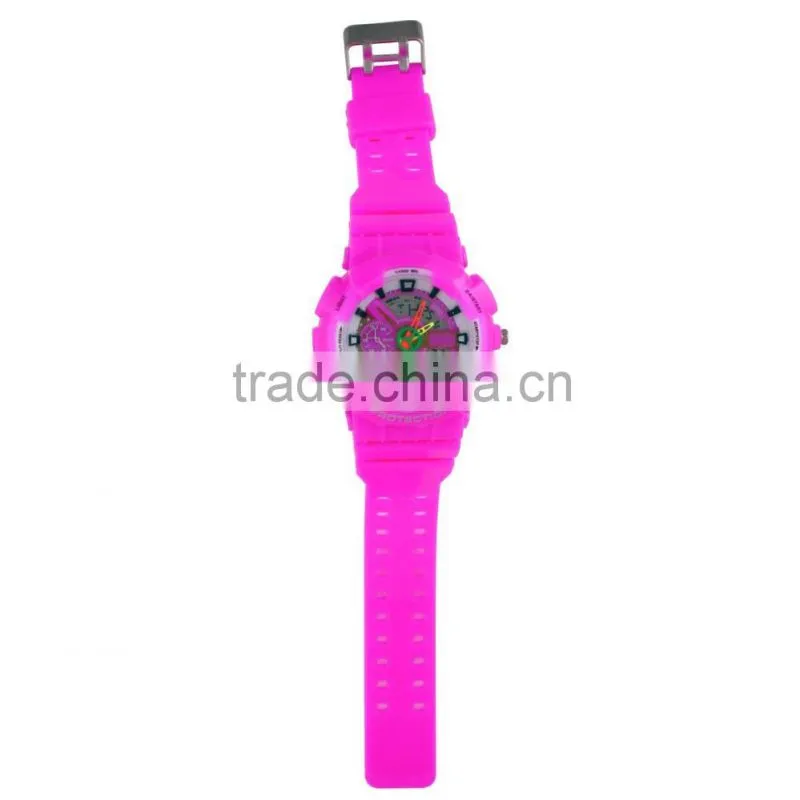 LP1369 Promotional price teenage style 30m waterproof dual function watch