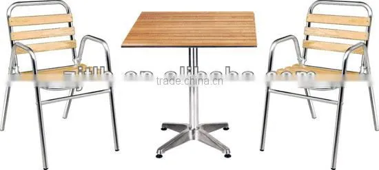 square wooden table